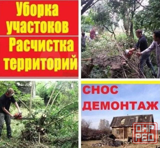 Вывоз мусора, Демонтаж ,спил деревьев, уборка участков Луганск - изображение 1