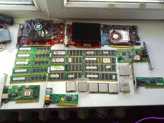 Процессоры,оперативная,видеокарта,сетевая,звуковая Донецк