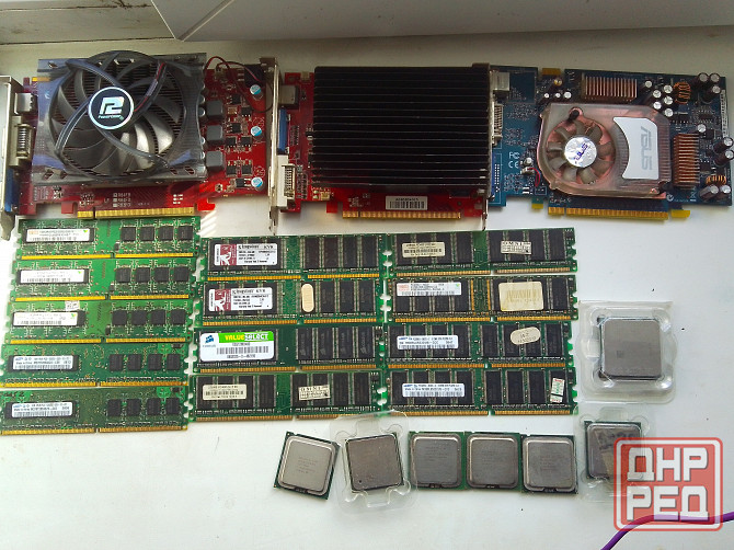 Процессоры,оперативная,видеокарта,сетевая,звуковая Донецк - изображение 1