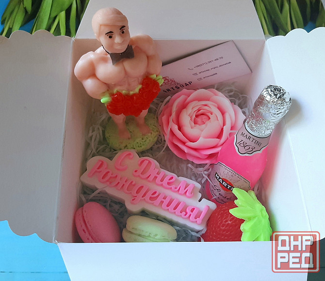 Букеты, подарочные наборы,сувенирное мыло Донецк - изображение 2