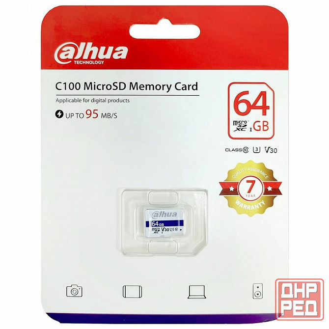 Карта памяти DAHUA DHI-TF-C100 64GB Донецк - изображение 1