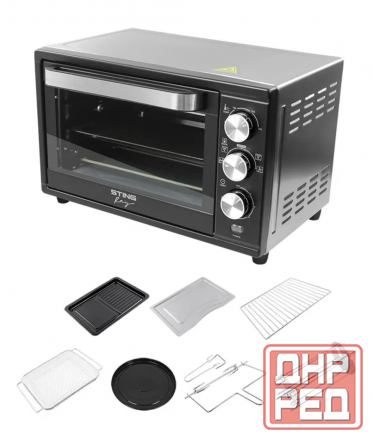 Духовка электрическая настольная с аэрогрилем STINGRAY, 40 л Донецк - изображение 2