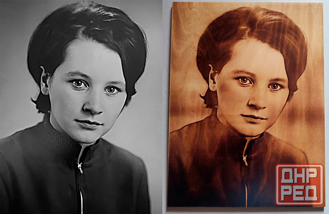 Картина/портрет на дереве - восстановление Мариуполь - изображение 1