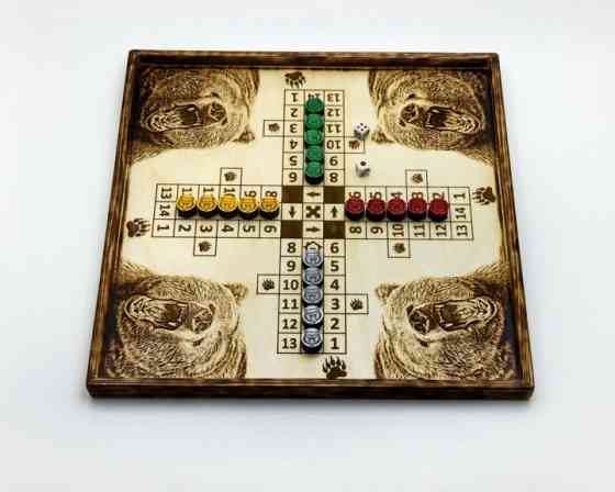 Доска для игры в Парчис, Лудо, Ман...шка Мариуполь