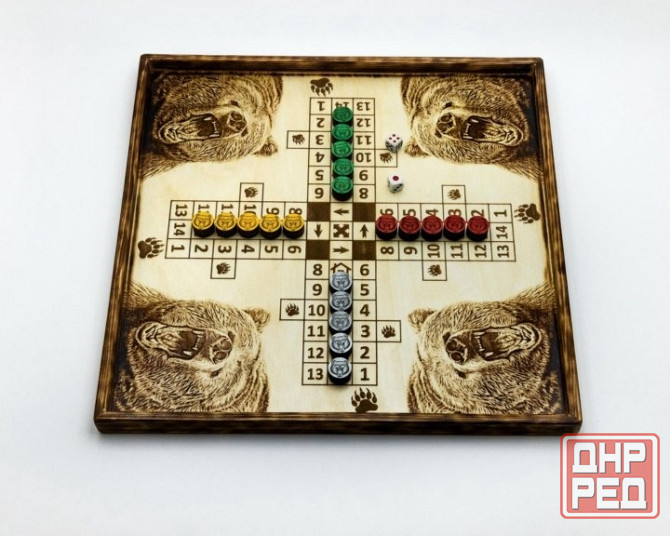 Доска для игры в Парчис, Лудо, Ман...шка Мариуполь - изображение 3