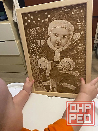 Огненный Портрет на дереве - подарок Мариуполь - изображение 5