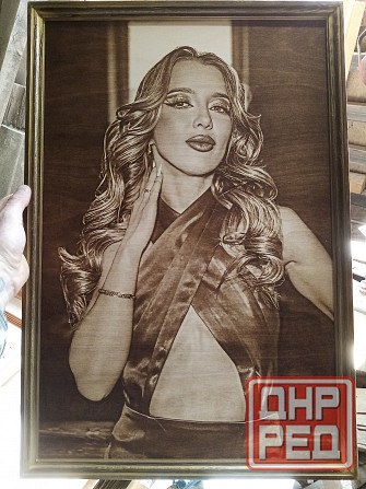 Огненный Портрет на дереве - подарок Мариуполь - изображение 4