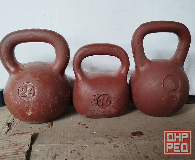 Гири 16 24 32 кг парные Донецк - изображение 1