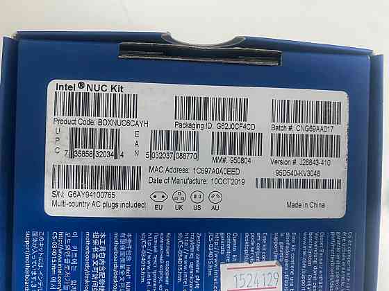 Мини пк платформа Intel nuc original boxnuc6cayh j3355 120gb ssd ddr3 4gb Донецк
