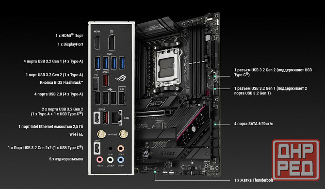 Материнская плата ASUS ROG STRIX B650E-F GAMING WIFI Донецк - изображение 6