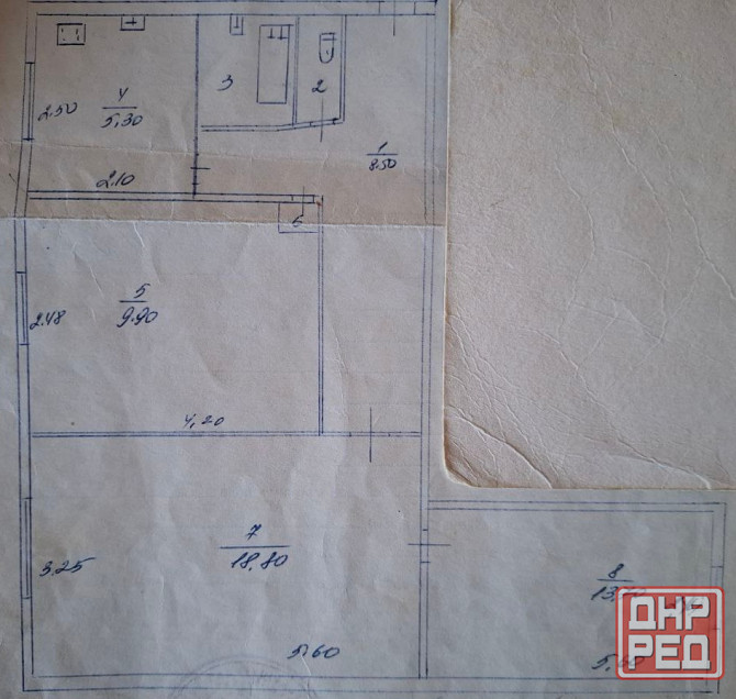 Продается 3-х комнатная квартира на Юнкоме Енакиево - изображение 1
