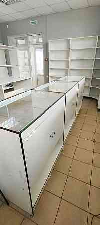 Торговое оборудование, ресепшн, витрины, стеллажи, полки, панели Макеевка