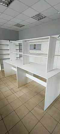 Торговое оборудование, ресепшн, витрины, стеллажи, полки, панели Макеевка