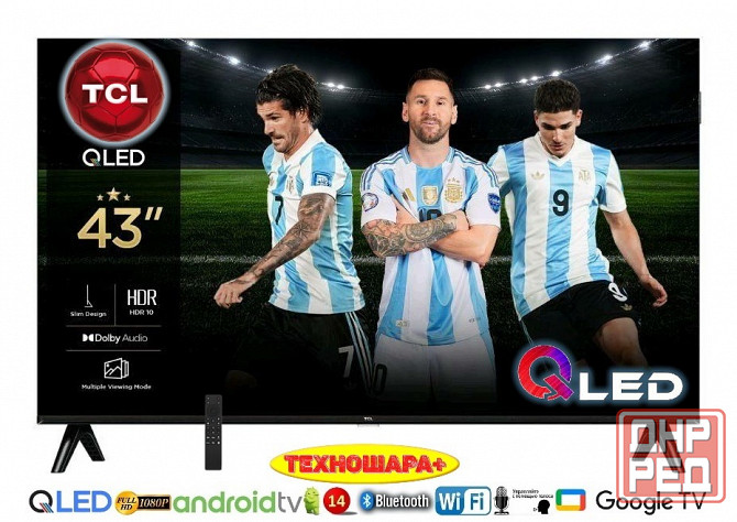 43" тв TCL 43S5K. |Qled|FullHD|Smart|Android14/GoogleTV|Новинка! Донецк - изображение 1
