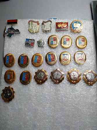 Советские значки Донецк