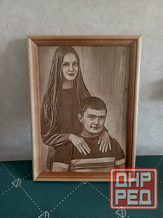 Портрет на дереве по фото | Оригинальный подарок с душой Донецк - изображение 1