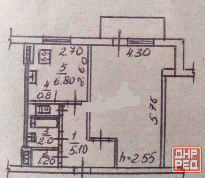 Продам 1-комнатную квартиру, ул.Черниговская, ГорГАИ. Донецк - изображение 6