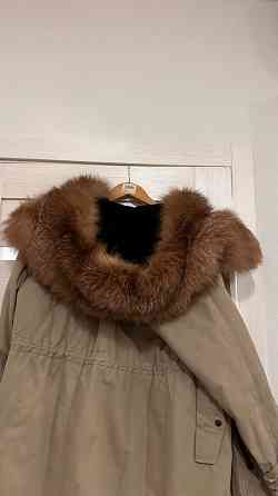 Парка женская с натуральным мехом 44 р Донецк