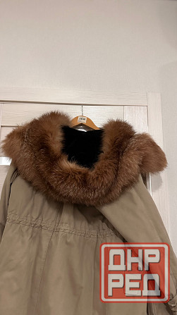 Парка женская с натуральным мехом 44 р Донецк - изображение 4