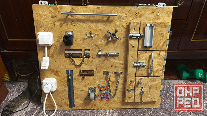 Бизиборд busy board ручной работы Донецк - изображение 1