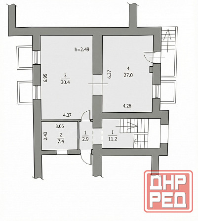APEHДA:помещение свободного назначения в центре / Гурова Донецк - изображение 1