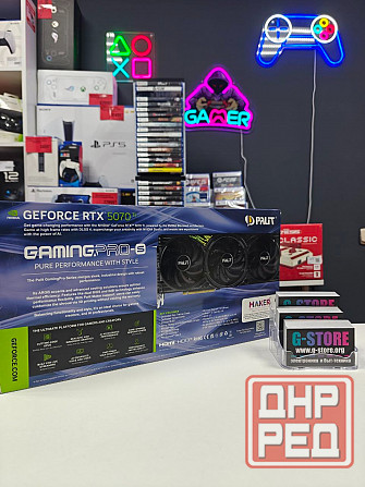 Видеокарта Palit GeForce RTX 5070 Ti GamingPro-S OC [NE7507TS19T2-GB2031U] Донецк - изображение 2