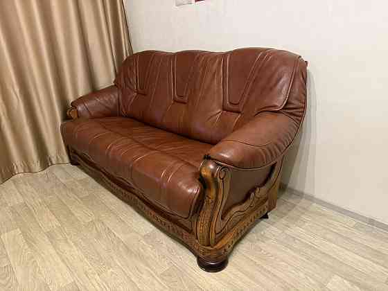 Продам кожаные диван и кресла Донецк