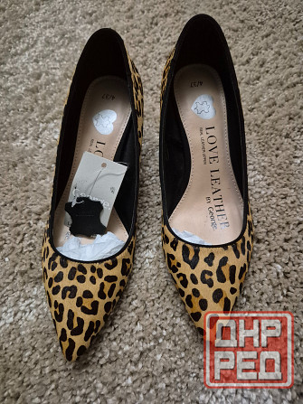 Туфли кожаные - мех пони Донецк - изображение 1