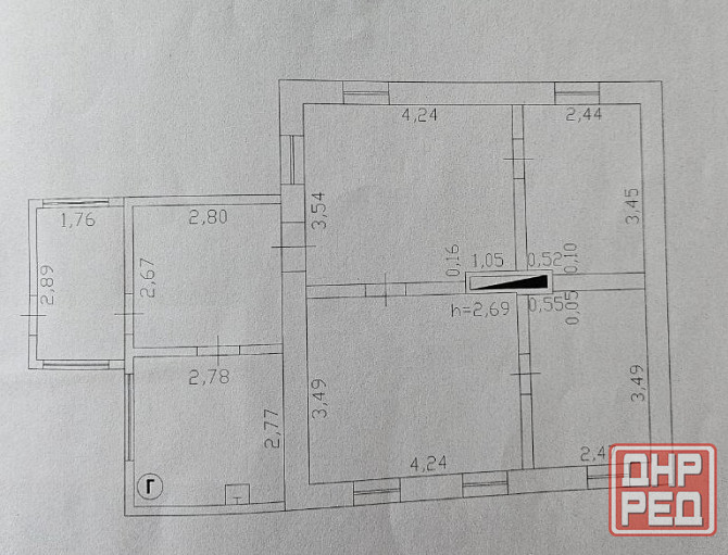 Продам дом 66 кв.метров. 9 соток приватизированной земли. Российские документы готовы Макеевка - изображение 2