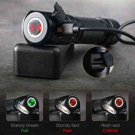 Налобный фонарь Sofirn SP40A аккумулятор 18650 в комплекте Донецк