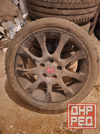 Колесо с хонда аккорд 225/45/17 5:114.3 Донецк - изображение 1