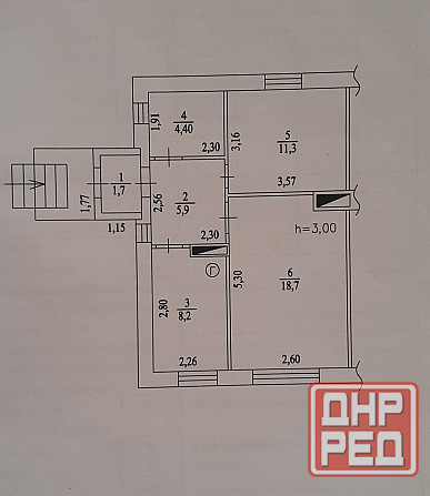Продается 3 ком. дом , ул. Луначарского, дк 21 съезда в Ленинском р-н. Донецк - изображение 1