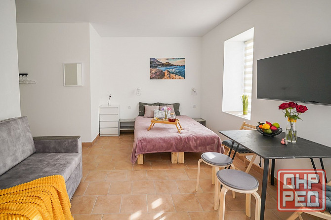 Сдаётся на долгий срок однокомнатная квартира-студия в центре Донецка Донецк - изображение 3