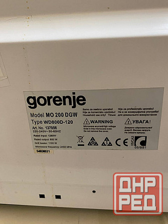 Микроволновая печь Gorenje, 800 Вт, б/у Донецк - изображение 3