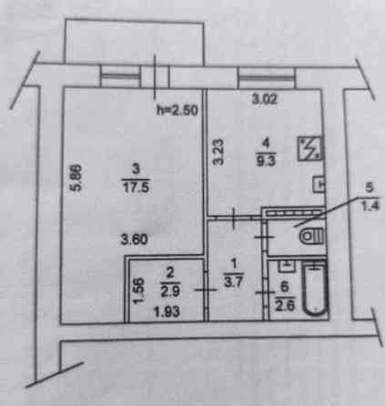 Продаю 1-комнатную квартиру в Киевском районе, ул. Куйбышева, жд Донецк