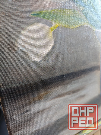 Картина маслом "Белые тюльпаны", 40×50 см, холст Донецк - изображение 4