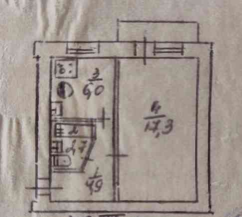 продам 1-комнатную квартиру Телецентр, Ленинский р-н Донецк