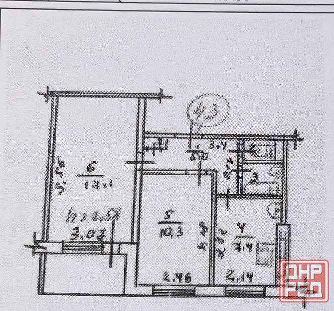 Продам 2-х комн квартиру Левый берег, Комсомольский бульвар Мариуполь - изображение 10