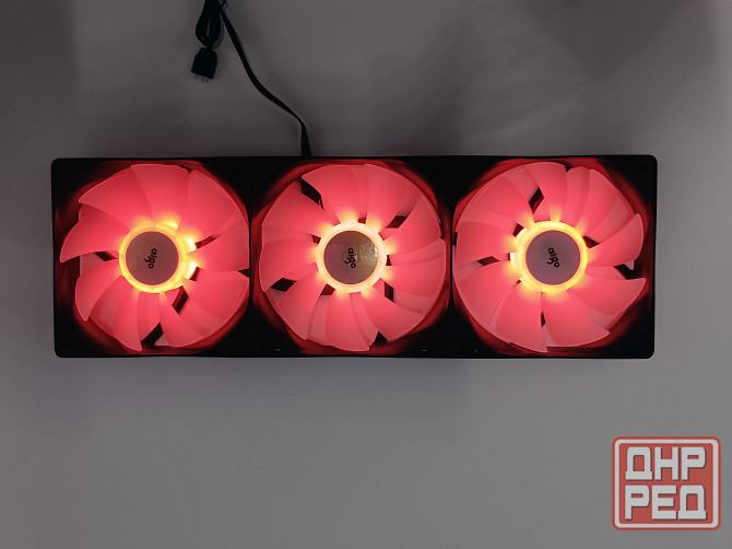 120 mm тройной кулер aigo argb Донецк - изображение 4