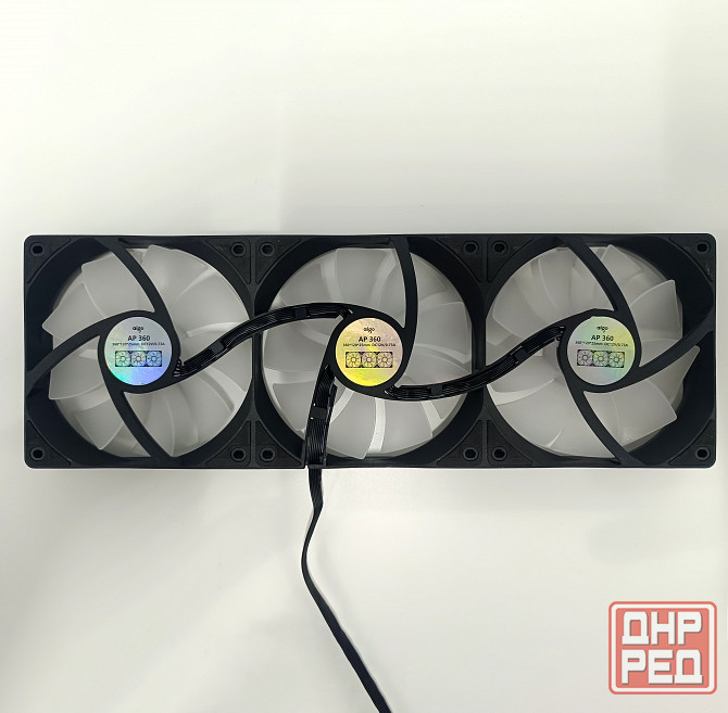 120 mm тройной кулер aigo argb Донецк - изображение 6