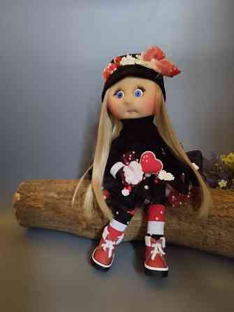 Кукла трикотажная ручная работа 36 см. Донецк