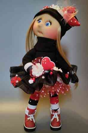 Кукла трикотажная ручная работа 36 см. Донецк