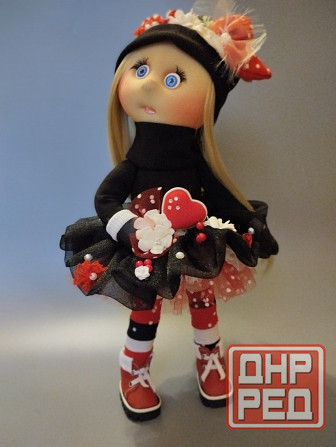 Кукла трикотажная ручная работа 36 см. Донецк - изображение 1