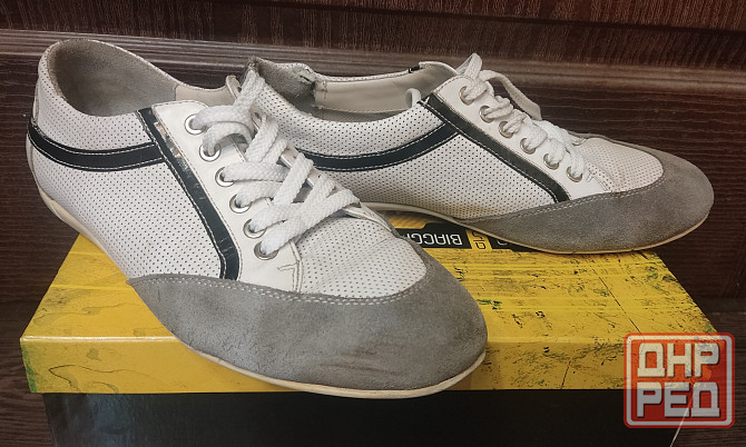 кроссовки натуральная кожа р-р 42 Донецк - изображение 1