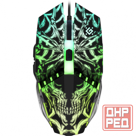 Мышь Defender Prototype Gm-670l, черный (52670) оптический, 2400 Dpi, Usb (арт-1705) Донецк - изображение 3