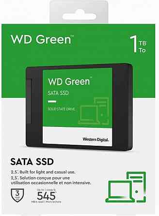 Твердотельный накопитель Ssd 1tb Western Digital Green Wds100t3g0a Sata3 2.5 (арт-9672) Донецк