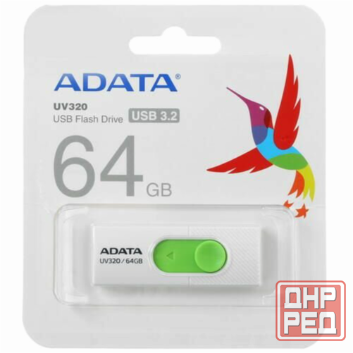 Память Usb Flash 64 гб Adata Uv320 [Auv320-64g-Rwhgn] (арт-9123) Донецк - изображение 4