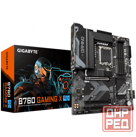 Материнская плата Gigabyte B760 Gaming X (Lga1700/B760/4xddr5/3xpci-Ex16/3xm.2/Sb7.1/Glan/Hdmi/Displ Донецк - изображение 1