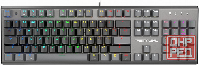 Клавиатура A4tech Fstyler Fs100 Neon механическая черный Usb For Gamer Led (Fs100) (арт-9813) Донецк - изображение 1