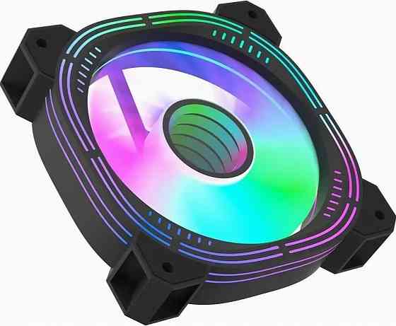 Вентилятор для корпуса Formula Nulight 12bk Rgb 120х120x25 черный 3-Pin 4-Pin (Molex) 19.06дб (Nulig Макеевка
